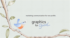 Desktop Screenshot of graphics4good.com